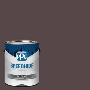 1 gal. PPG1014-7 Black Walnut Flat Exterior Paint