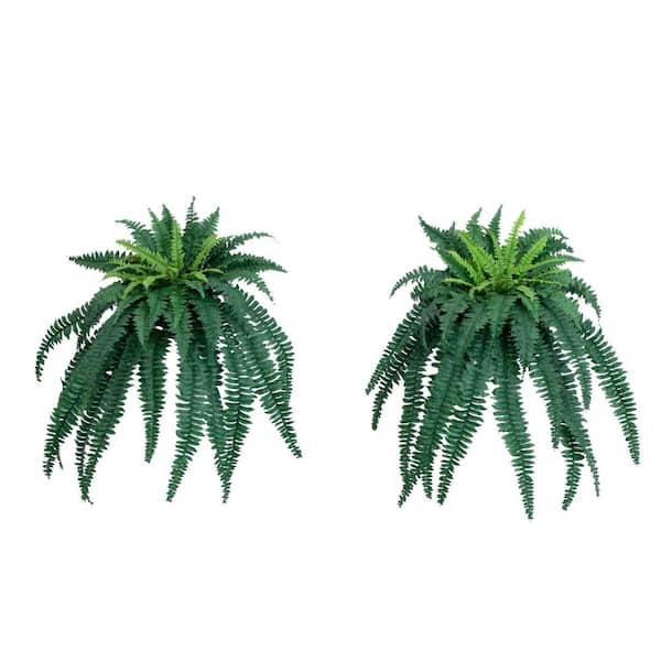 Indoor 35 Boston Fern Artificial Plant (Set of 2)