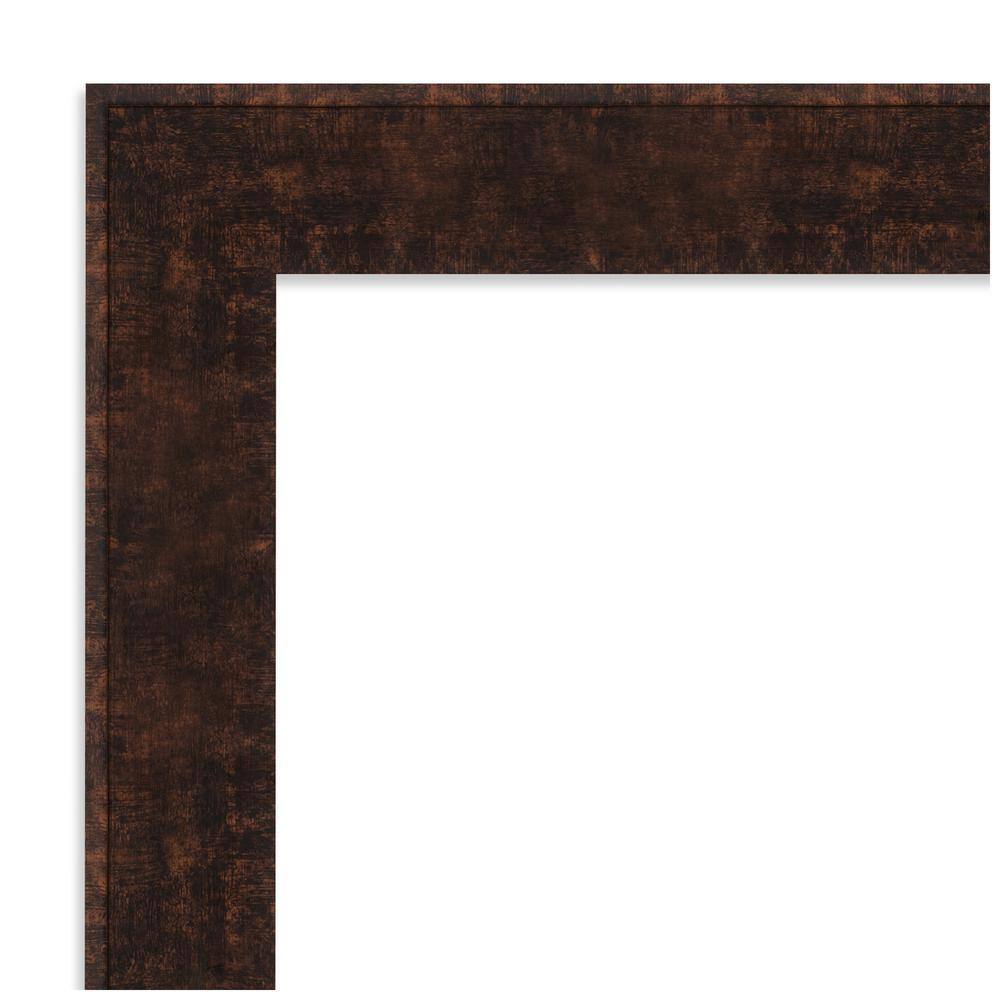 William 24" x 24" Bronze Wood Framed Wall Mirror