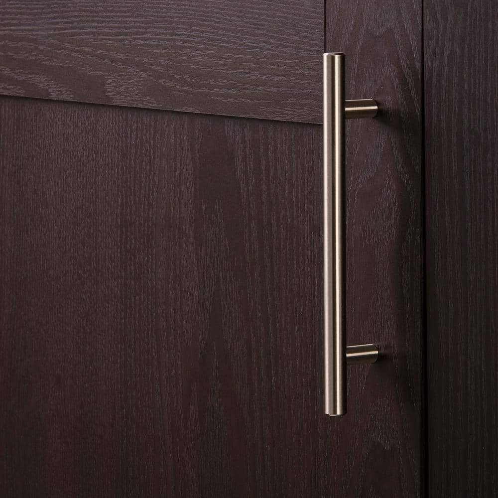 Stainless Steel Modern Bar Cabinet Pulls with Mounting Hardware