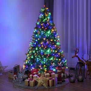 6 ft. Pre-Lit Artificial Christmas Tree with 350 LED Lights