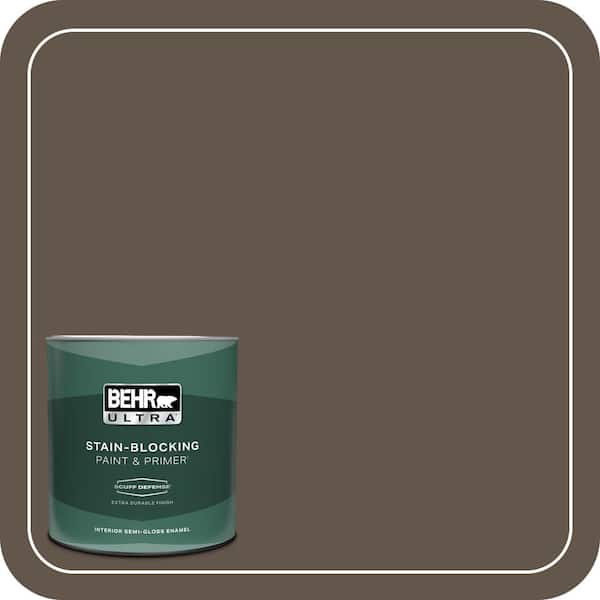 BEHR ULTRA 1 qt. #ECC-44-3 Osprey Extra Durable Semi-Gloss Enamel Interior Paint & Primer