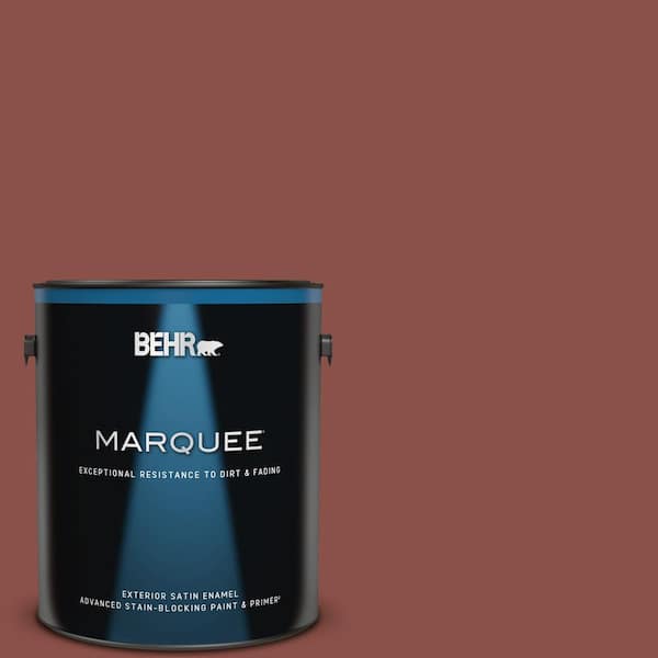BEHR MARQUEE 1 gal. #S150-6 Spiced Berry Satin Enamel Exterior Paint & Primer
