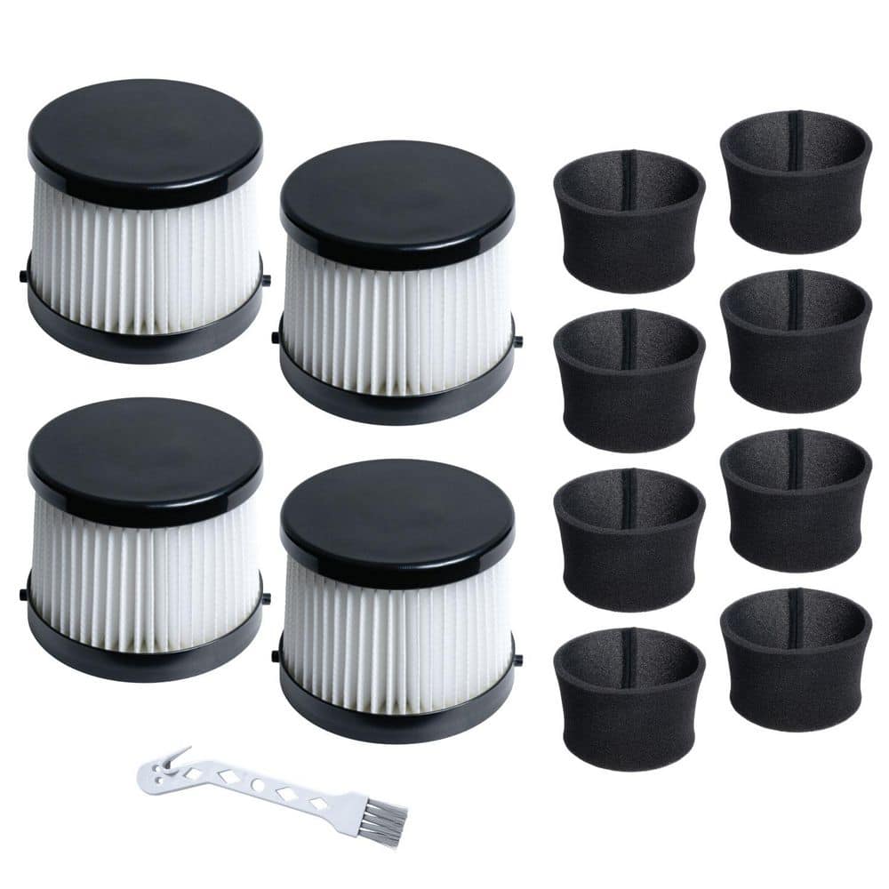 HEPA Cartridge Filters for DeWalt DCV501HB 20V Cordless Handheld Vacuum 4PK with 8PK Foam Sleeve Filters price history on PriceWatchPro