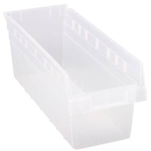 Store-More Shelf 8 in. 4-Gal. Storage Tote in Clear (20-Pack)