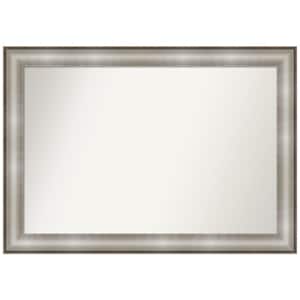 Imperial Silver 41 in. W x 29 in. H Rectangle Non-Beveled Framed Wall Mirror in Silver