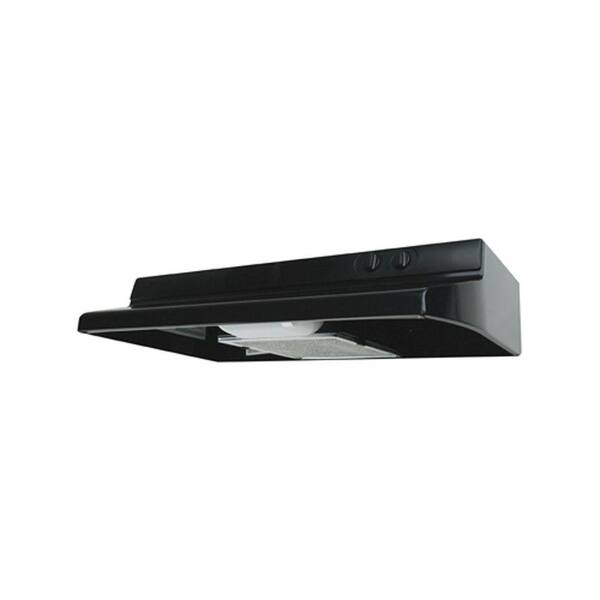 Air King Quiet Zone 36 in. ENERGY STAR Qualified Under Cabinet Convertible Range Hood with Light in Black