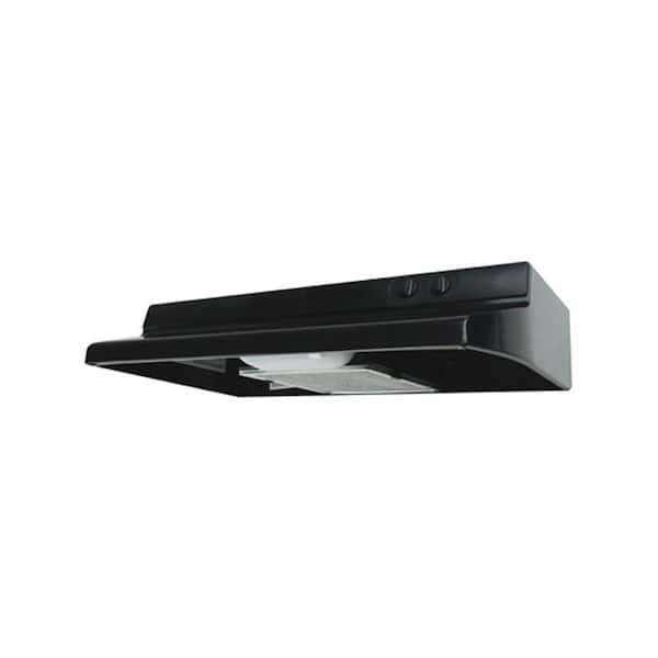 Air King Quiet Zone 36 in. Under Cabinet Convertible Range Hood with Light in Black