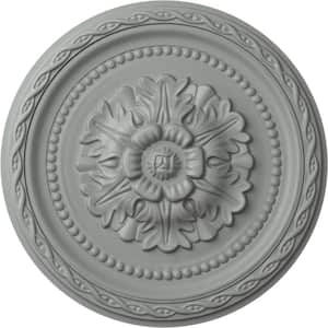 11-1/2" x 1" Palmetto Urethane Ceiling Medallion, Primed White