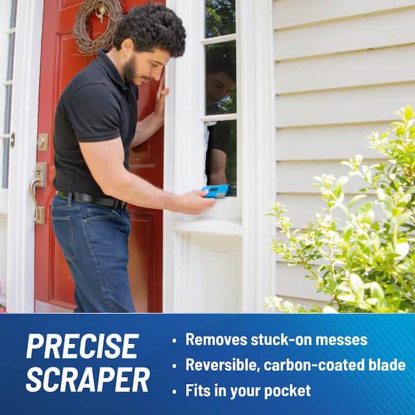4 in. Window Scraper with Steel Blades