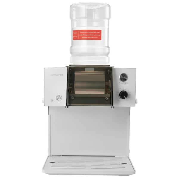Snowflake Ice Machine, 132 Lbs/24H Ice Maker, Stainless Blade, 0.48Gal Tank, 90s Pre-Cooling, For Home Gathering