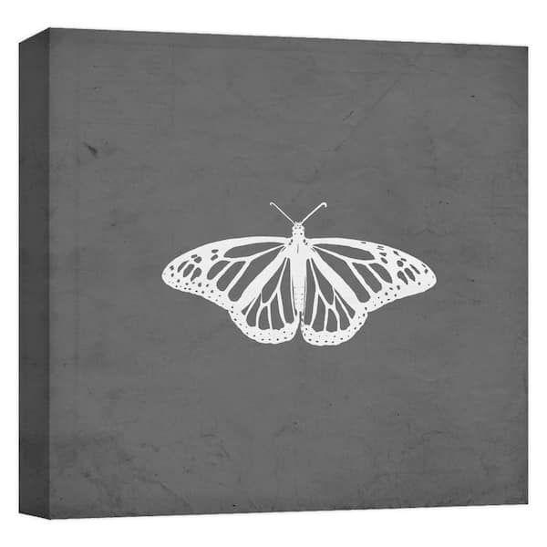 PTM Images "Pale Monarch'' Canvas Abstract Wall Art 15 in. x 15 in.