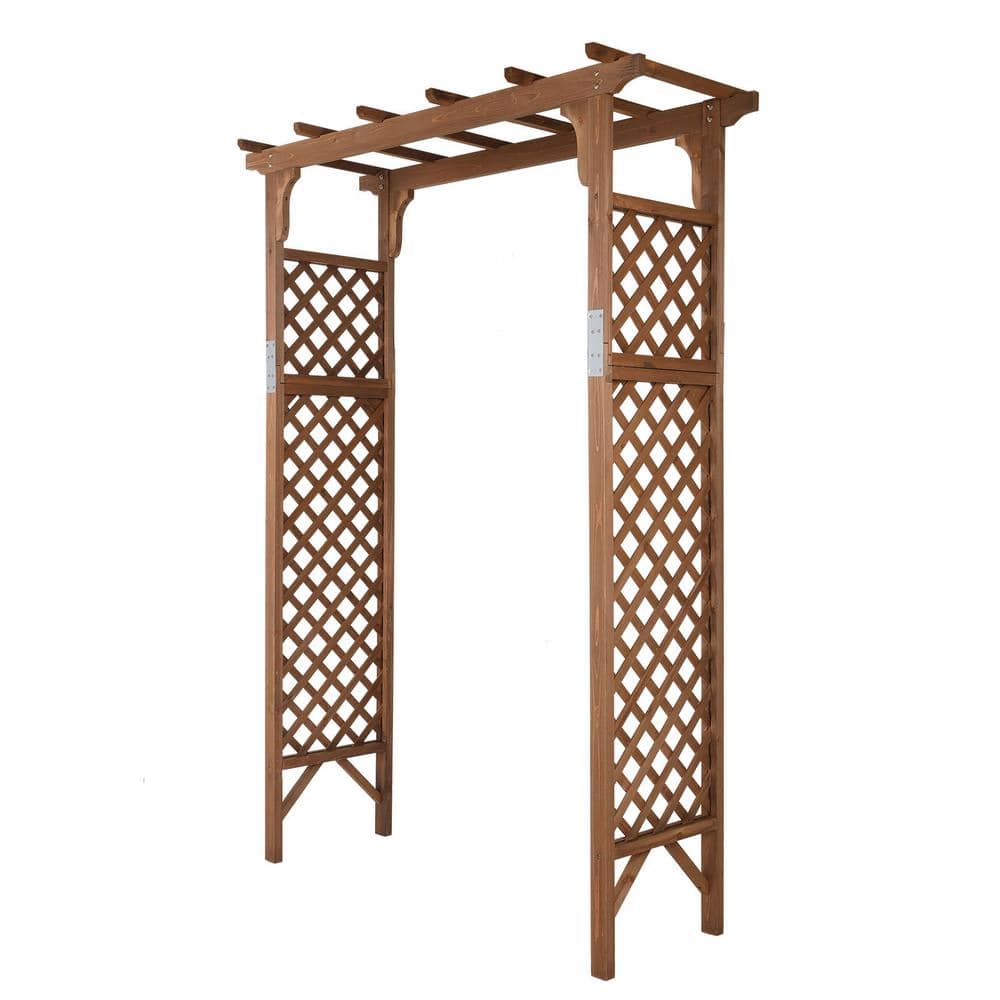 84.6 in. x 59.8 in. Wood Garden Arbor price history on PriceWatchPro