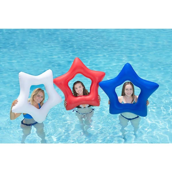 Poolmaster 36 in. American Stars Swimming Pool Float Tube (3-Pack) 87131 -  The Home Depot