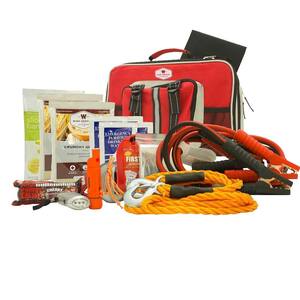 stanley emergency roadside kit with booster cables erk1s