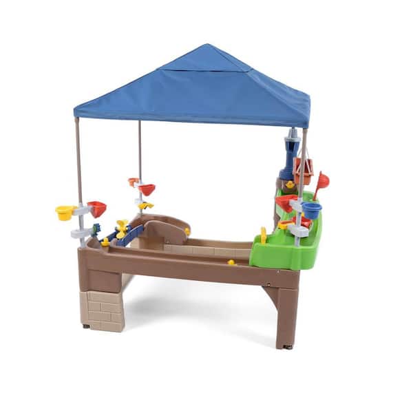 【2hp】Play Step2 Pump and Splash Shady Oasis Kids Water Play with Shade