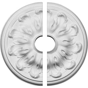 7-7/8 in. x 1-1/2 in. x 1-1/2 in. Millin Polyurethane Ceiling Medallion, 2-Piece (Fits Canopies up to 2 in.)