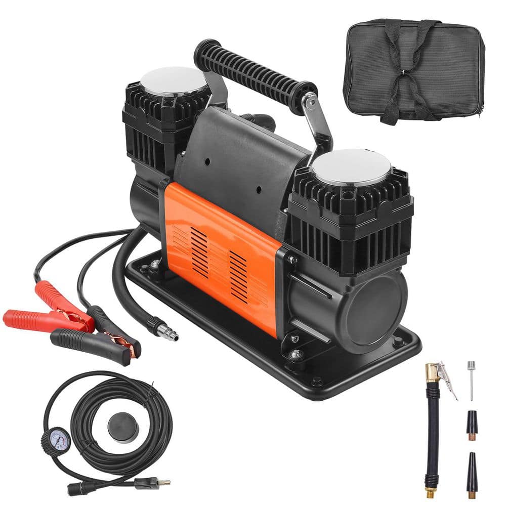 10.6 CFM Heavy Duty Air Compressor, 30s Fast Inflation : Dual-Cylinder 12V 150PSI Tire Inflator for Trucks Car SUV RV price history on PriceWatchPro