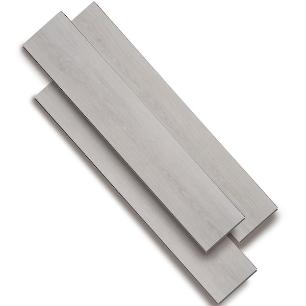 Casper Mound Oak 22 MIL x 9 in. W x 48 in. L Click Lock Waterproof Luxury Vinyl Plank Flooring (18 sq. ft./case)