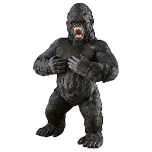 25 in. H Great Ape Monster Jungle Animal Statue