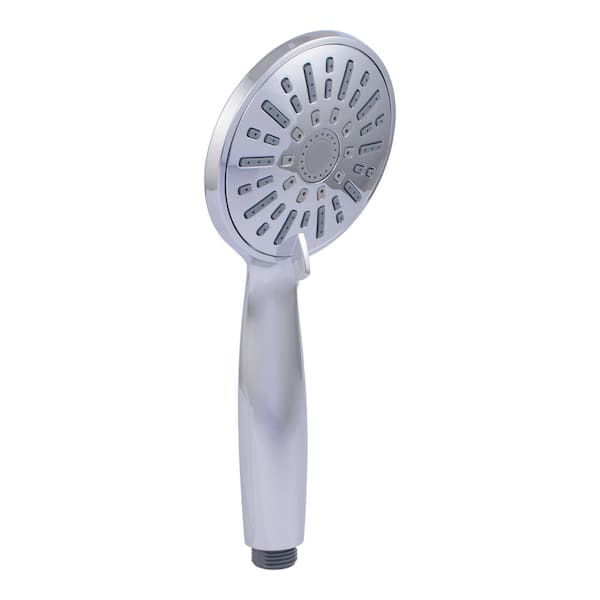 EZ-FLO 5-Spray Pattern with 1.8 GPM 4 in. Wall Mount Handheld Shower Head in Chrome