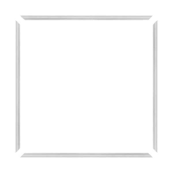 Trim Fast 5/8 in. D x 48 in. W x 48 in. L Unfinished Polystyrene, Pre-Mitered, Wall Panel Moulding Frame, Peel and Stick