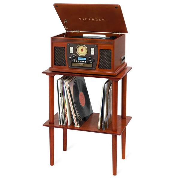 Victrola Navigator Bluetooth Record Player with Matching Record Stand