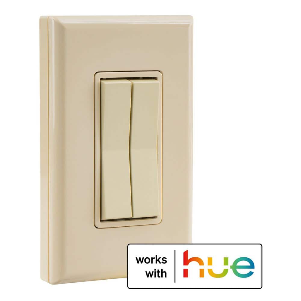 Click for Philips Hue Battery-Free Dimmable Wireless Smart Switch - Light Almond price history on PriceWatchPro