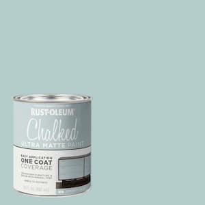 30 oz. Chalked Serenity Blue Ultra Matte Interior Paint (2-Pack)