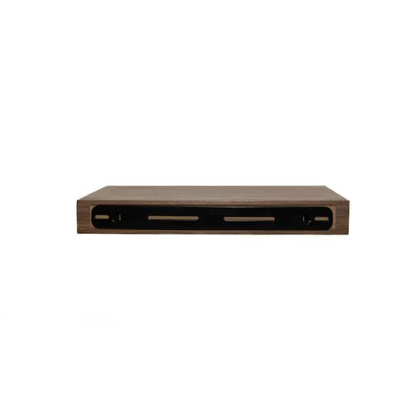 Dogberry 16 in. W x 10 in. D Walnut Veneer Wood Kitchen Decorative