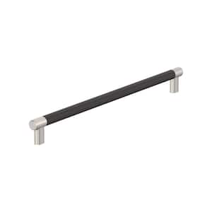 Esquire 18 in. (457 mm) Center-to-Center Satin Nickel/Oil-Rubbed Bronze Appliance Pull