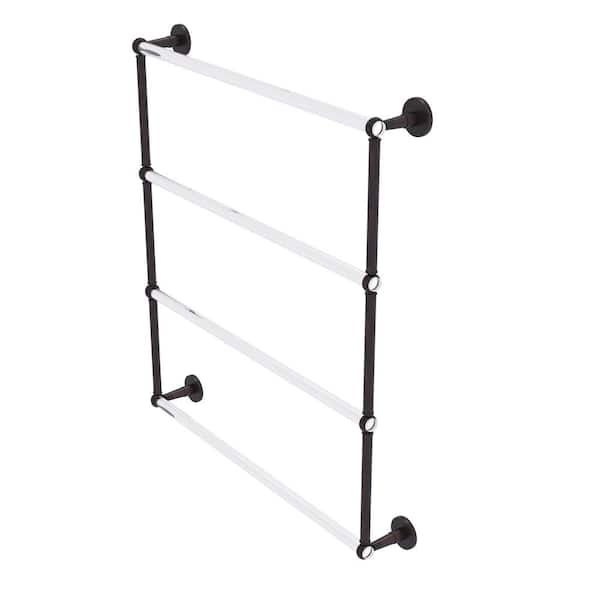 Clearview 30 in. 4-Tier Ladder Towel Bar with Twisted Accents in Venetian  Bronze