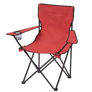 Foldable Tractor Sport Seat Red Portable Indoor Outdoor Camping Folding Chair 
