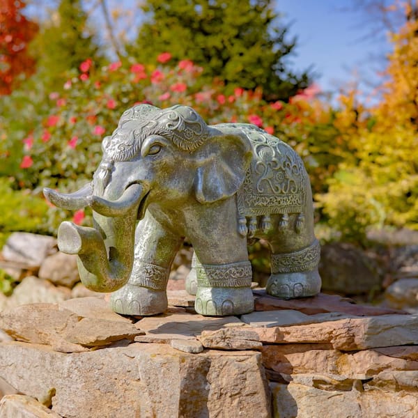 Zaer Ltd. International Magnesium Elephant Statue in Silver
