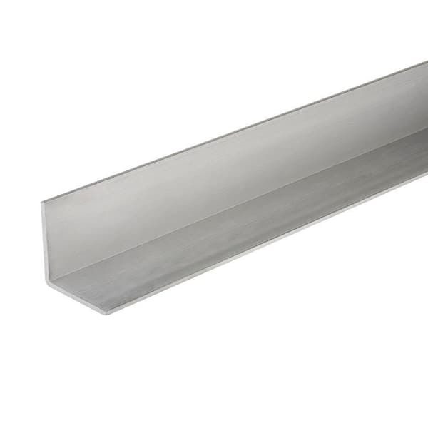 Everbilt 1-1/2 in. x 96 in. Aluminum Angle Bar with 1/8 in. Thick-DISCONTINUED
