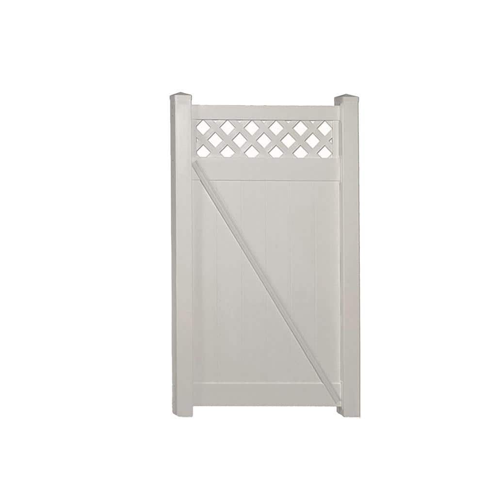 Ashton 3.7 ft. W x 7 ft. H Tan Vinyl Privacy Fence Gate Kit price history on PriceWatchPro