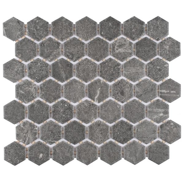 Lifeproof Carrara Case of 12 Ceramic Hexagon Mosaic Floor cheapest Wall Tile 10