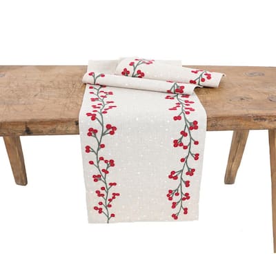 Seasonal Table Runners Table Linens Kitchen Linens The Home Depot