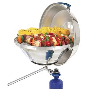 Marine Kettle Portable Propane Gas Barbecue Grill in Stainless Steel