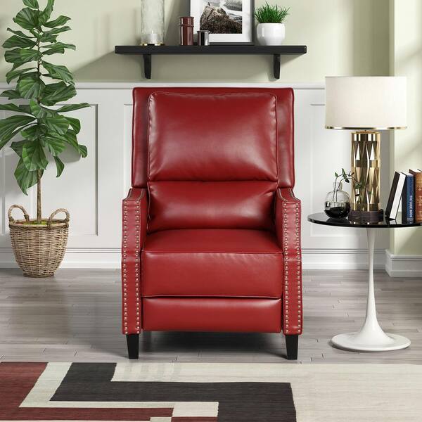 leather recliner single chair