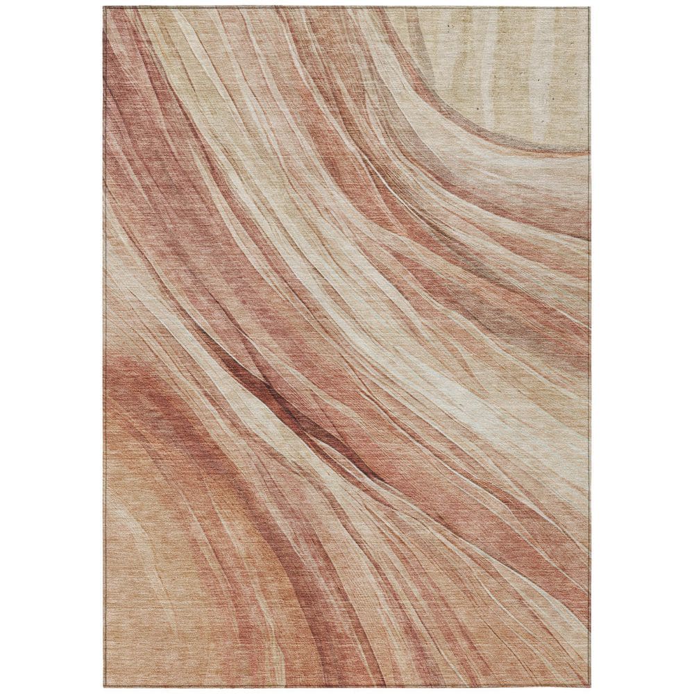 Chantille Machine Washable Indoor/Outdoor Abstract ACN2871 Blush 3 ft. x 5 ft. Area Rug price history on PriceWatchPro