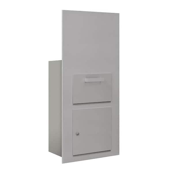 Salsbury Industries 3600 Series Collection Unit Aluminum USPS Front Loading for 7 Door High 4B Plus Mailbox Units