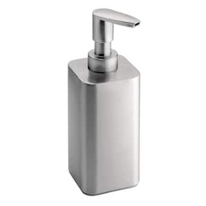 Pure Soap Freestanding Soap Dispenser 18 FL oz. Smoked Glass
