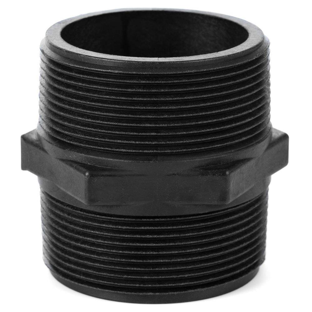 2 in. MPT x Short Black Fiberglass-Reinforced Polypropylene Pipe Nipple price history on PriceWatchPro