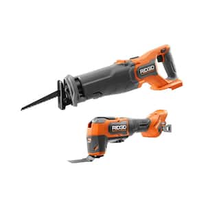 18V Brushless Cordless 2-Tool Combo Kit with Oscillating Multi-Tool and Reciprocating Saw (Tools-Only)