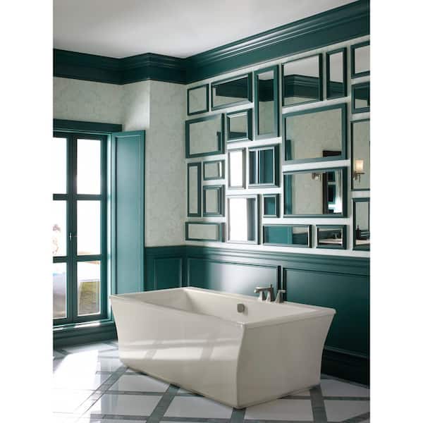 KOHLER PureFlo Rotary Turn Bath Drain Trim, Vibrant Brushed Nickel