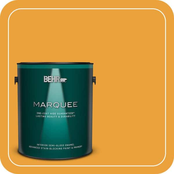 BEHR MARQUEE 1 gal. Home Decorators Collection #HDC-FL14-5 Gilded Leaves Semi-Gloss Enamel Interior Paint & Primer