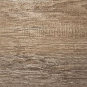 Light Brown 2 mm. T x 12 in. L x 2 in. W Water Resistant Wood Look Peel and Stick Vinyl Floor Tiles (30 sq.ft./Box)