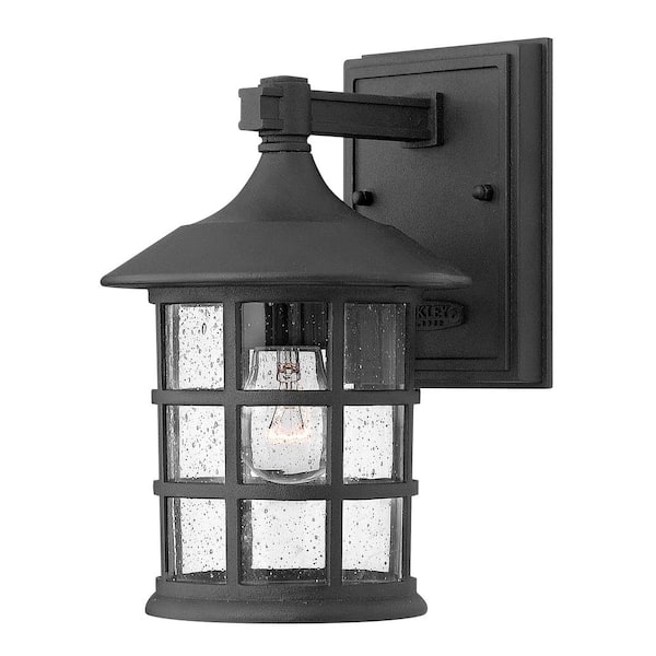 Hinkley Freeport Small Outdoor Wall Mount Lantern, Black