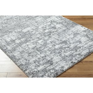 Andorra Plus Gray/Cream Abstract 2 ft. x 3 ft. Indoor Area Rug